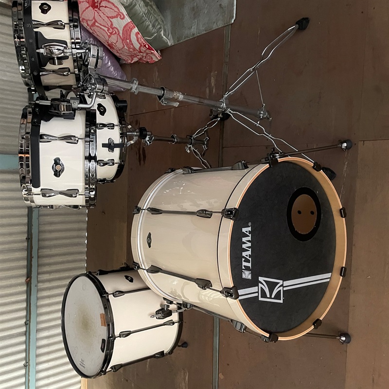 TAMA superstar hyper drive バーチ ホワイトセット　10TT 12TT 16FT 22BD 14SDの画像